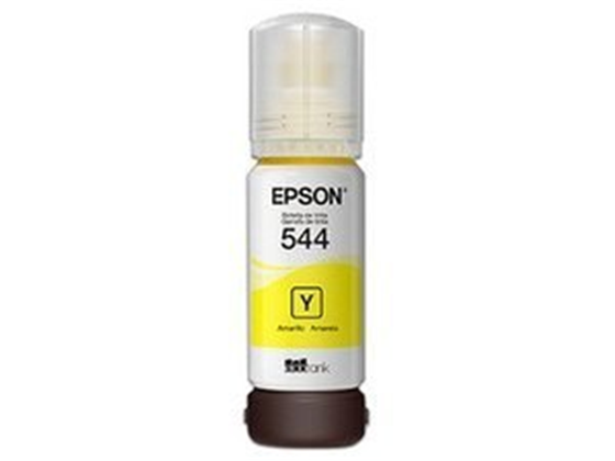 BOTELLA  DE TINTA EPSON T544 YELLOW PARA IMPRESORA  L1250, L1110, L3110, L3150, L5190, L3210, L3250, L5290.