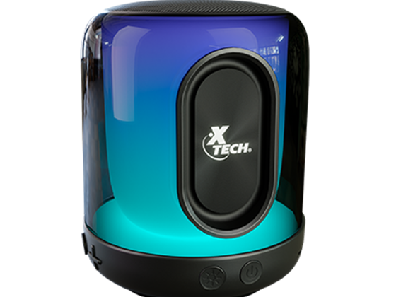 BOCINA XTECH BEATWAVE / BLUETOOTH / LUCES LED / CON MICROFONO / 5 WATTS RMS / 1X PUERTO USB PARA REPRODUCCION / TIEMPO DE REPRODUCCION 2 HORAS / VOLUMEN AL 100%, LUCES APAGADAS: 3 HORAS / VOLUMEN AL 50%, LUCES ENCENDIDAS: 5 HORAS / VOLUMEN AL 50% / LUCES APAGADAS: 15 HORAS HORAS DE REPRODUCCIÓN / COLOR NEGRO (XTS-17)