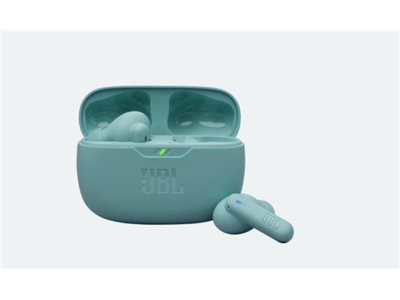 AUDIFONO JBL VIBE BEAM 2,  BLUETOOTH 5.3, CANCELACION DE RUIDO, RESISTENTE AL AGUA, SONIDO DE GRAVES PURO Y TECNOLOGÍA AMBIENTAL INTELIGENTE, 4 MICS PARA LLAMADAS NÍTIDAS Y CLARAS, HASTA 40 HORAS DE REPRODUCCIÓN AZUL.