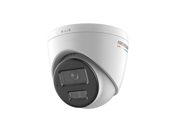 CAMARA DE VIGILANCIA HIKVISION IP, 4MP COLORVU WITH SMART HYBRID LIGHT FIXED, DOMO TURRET, IR 30M, IP67, MICROFONO