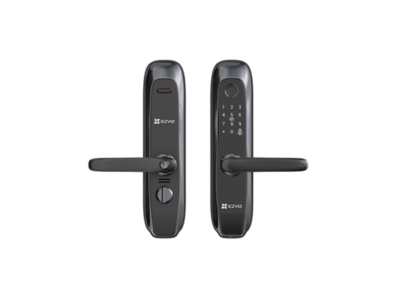 CERRADURA INTELIGENTE MARCA EZVIZ CON HUELLA DACTILAR, LLAVE, CODIGO DE ACCESSO, TARJETA DE PROXIMIDAD, TIMBRE ELECTRONICO, ALARMA ANTISABOTAJE, TIMBRE ELECTRONICO, WIFI, SUMINISTRO DE ENERGIA DE EMERGENCIA, SENAL DE BATERIA BAJA.