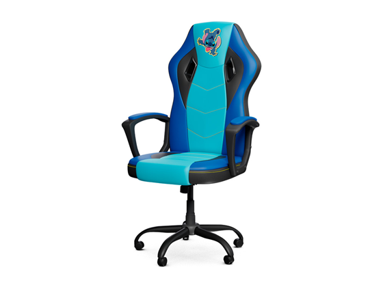 SILLA XTECH GAMING DISNEY STITCH, PARA CON BRAZOS, RUEDAS SUAVES, ALTURA AJUSTABLE (XTF-DC100ST)
