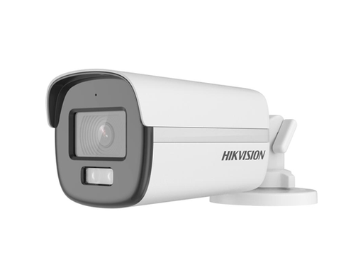 [106631] CAMARA DE VIGILANCIA HIKVISION, ANALOGA BULLET TURBO HD, 2MP,(1080P), IMAGEN A COLOR 24/7 (COLORVU), LENTE 2.8 MM, METAL, LUZ BLANCA 40 MTS, EXTERIOR IP67, MICROFONO