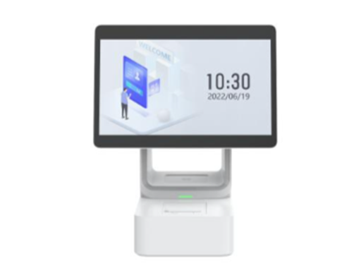 [107005] TERMINAL PARA REGISTRO DE VISITANTES HIKVISION, DISEÑO DE DOBLE PANTALLA. PANTALLA PRINCIPAL DE 15,6" Y PANTALLA AUXILIAR DE 10,1 PULGADAS., ANDROID 11 , ALMACENAR HASTA 300.000 REGISTROS DE VISITANTES EN EL DISPOSITIVO, ADMITE ESCANEO DE CÓDIGOS QR Y DESLIZAMIENTO DE TARJETAS PARA PASES DE VISITANTES.